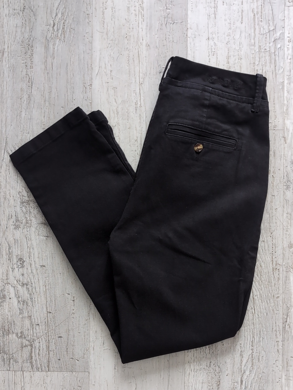 Favorite Daughter Stretch Market Slim Trouser- Faded Black